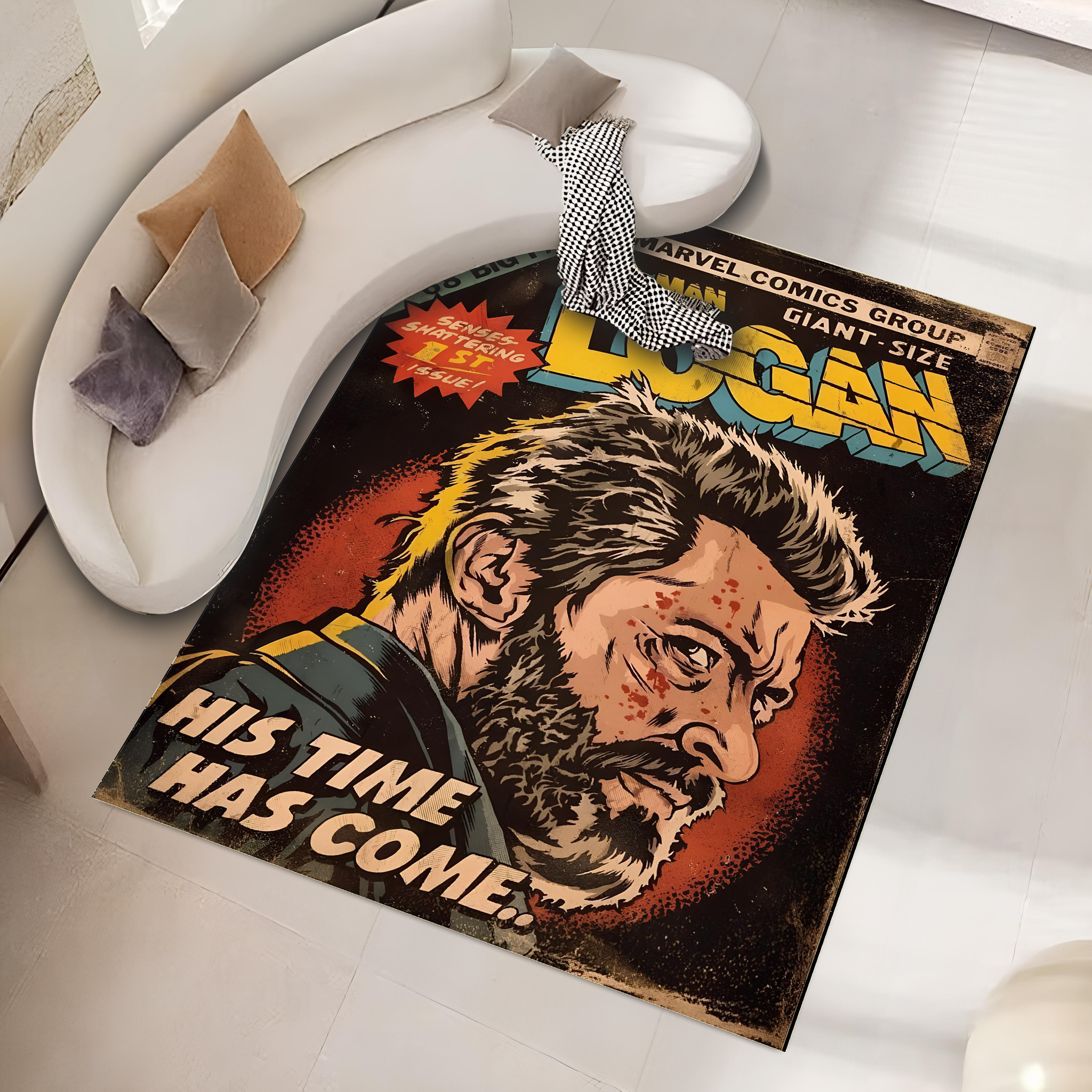 logan wolverine comic, kinnsich halı