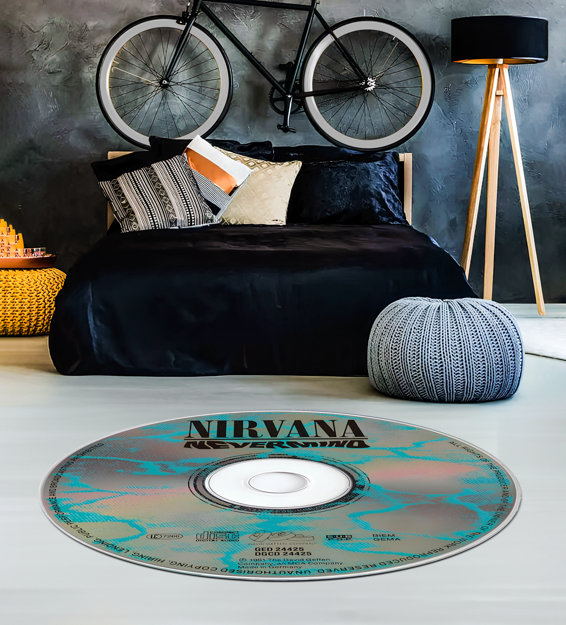 nirvana nevermind cd, kinnsich halı