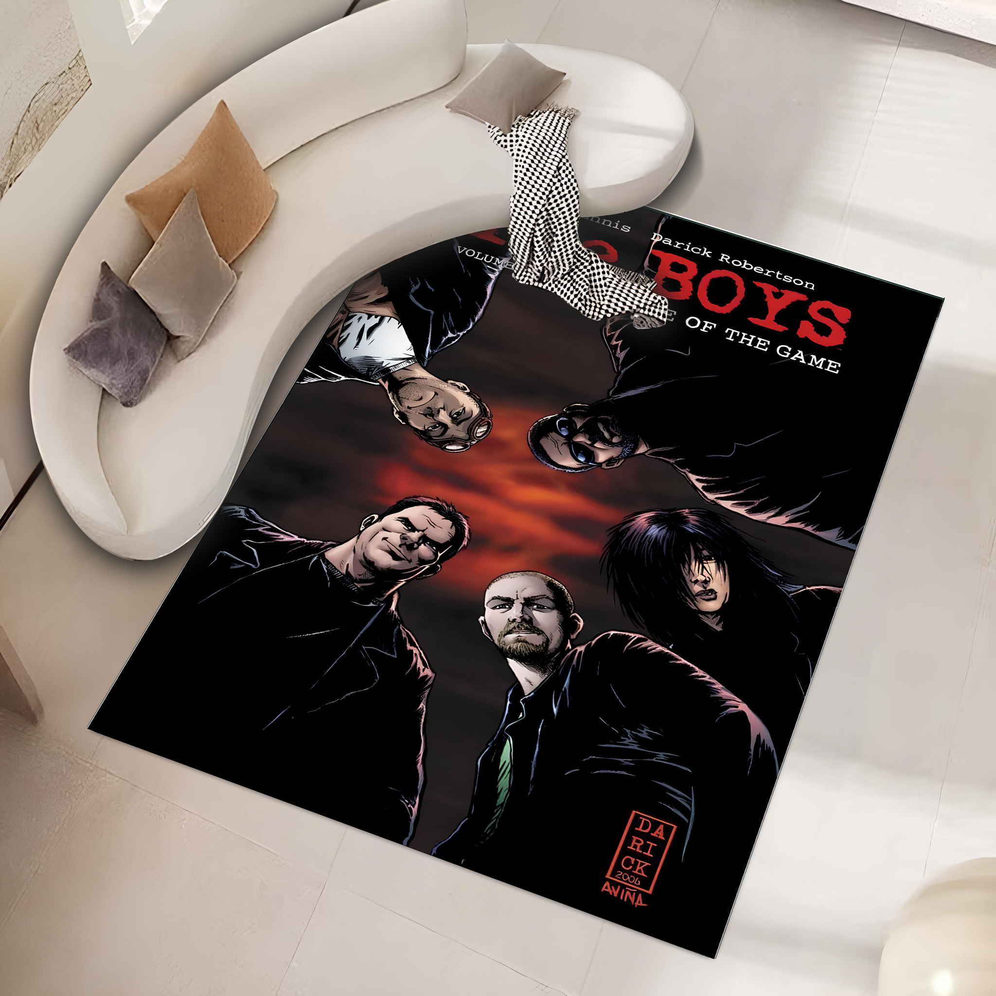 the boys comic, kinnsich halı