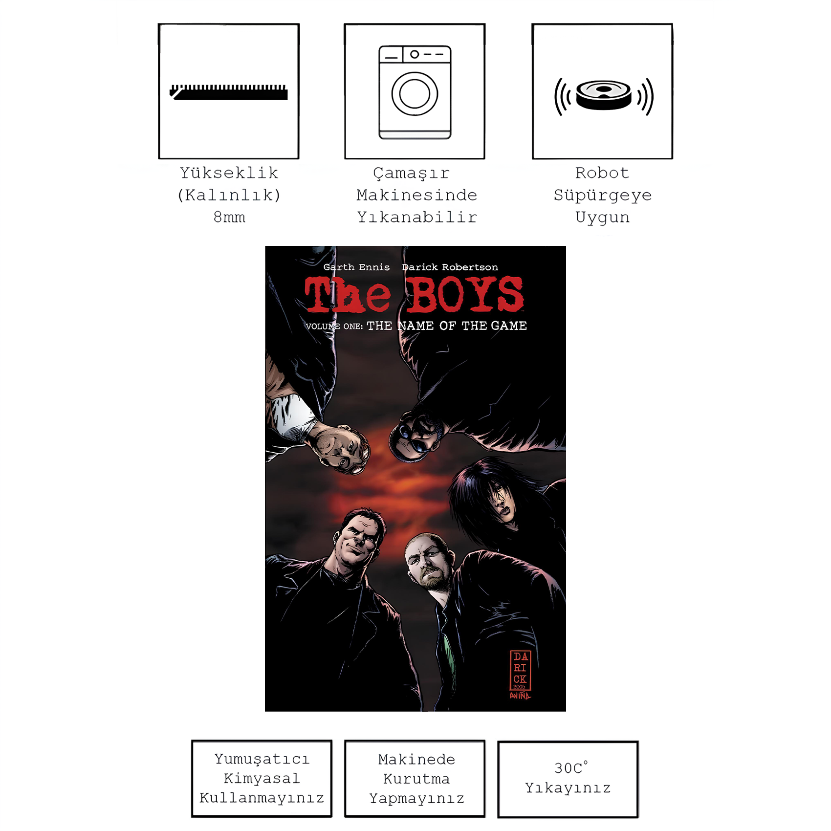 the boys comic, kinnsich halı