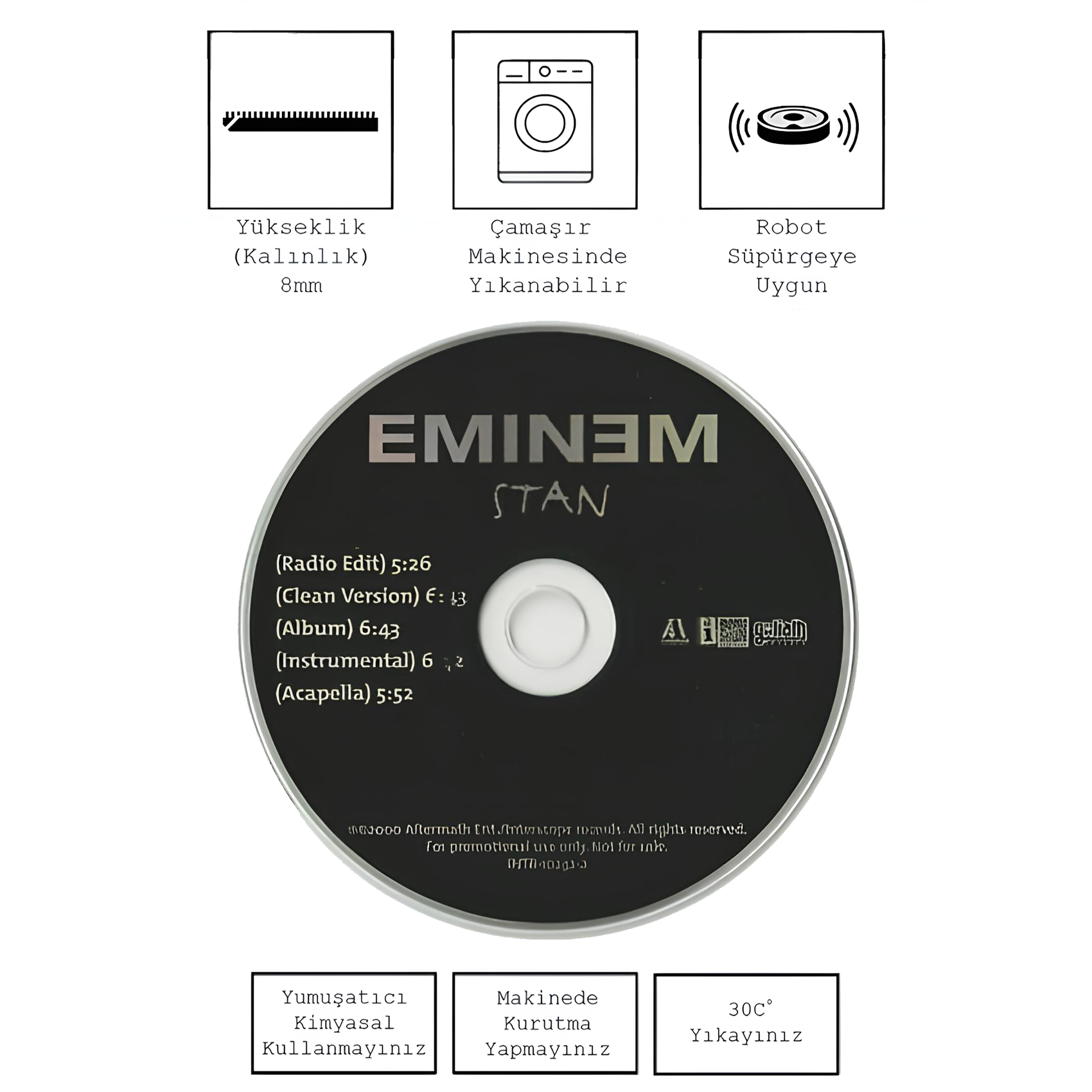 eminem stan cd, kinnsich halı