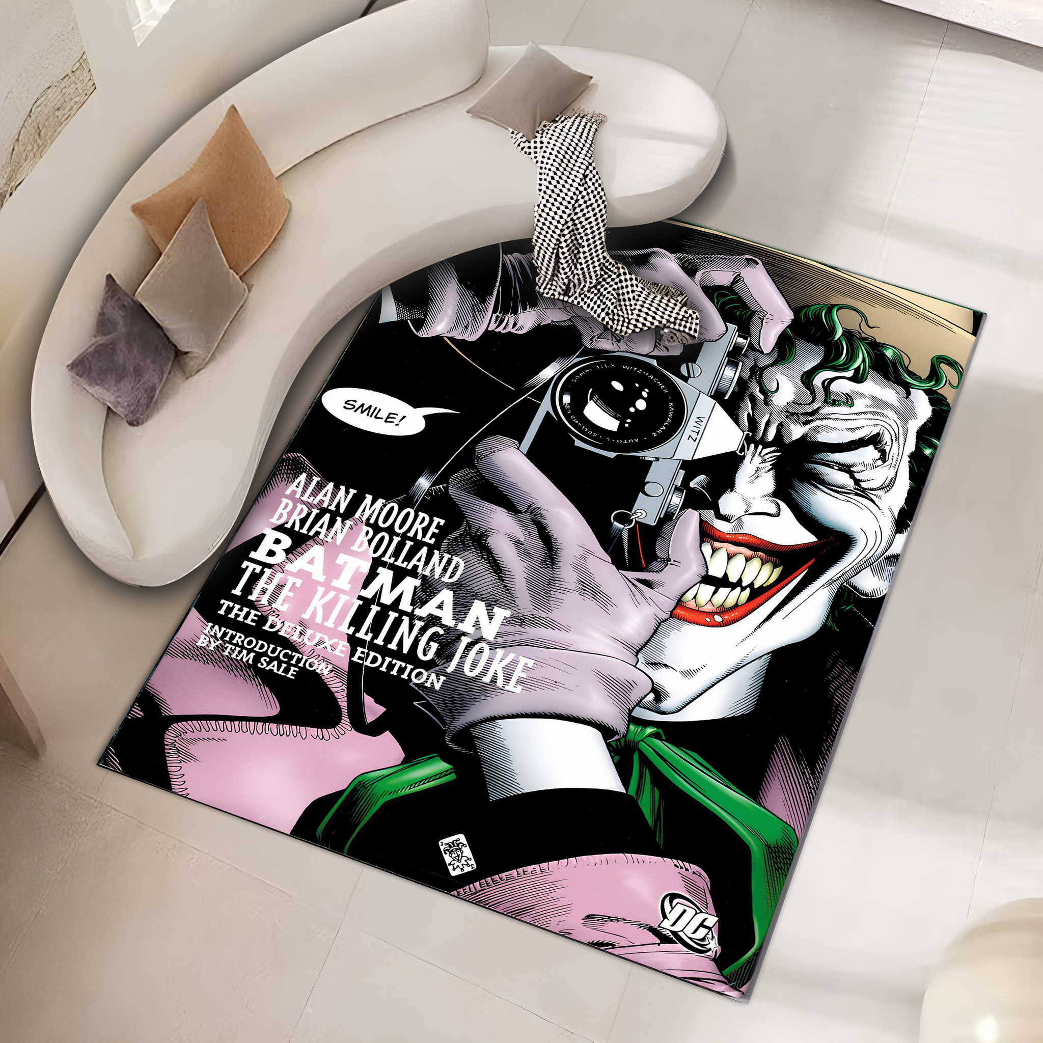 batman the killing joke comic, kinnsich halı