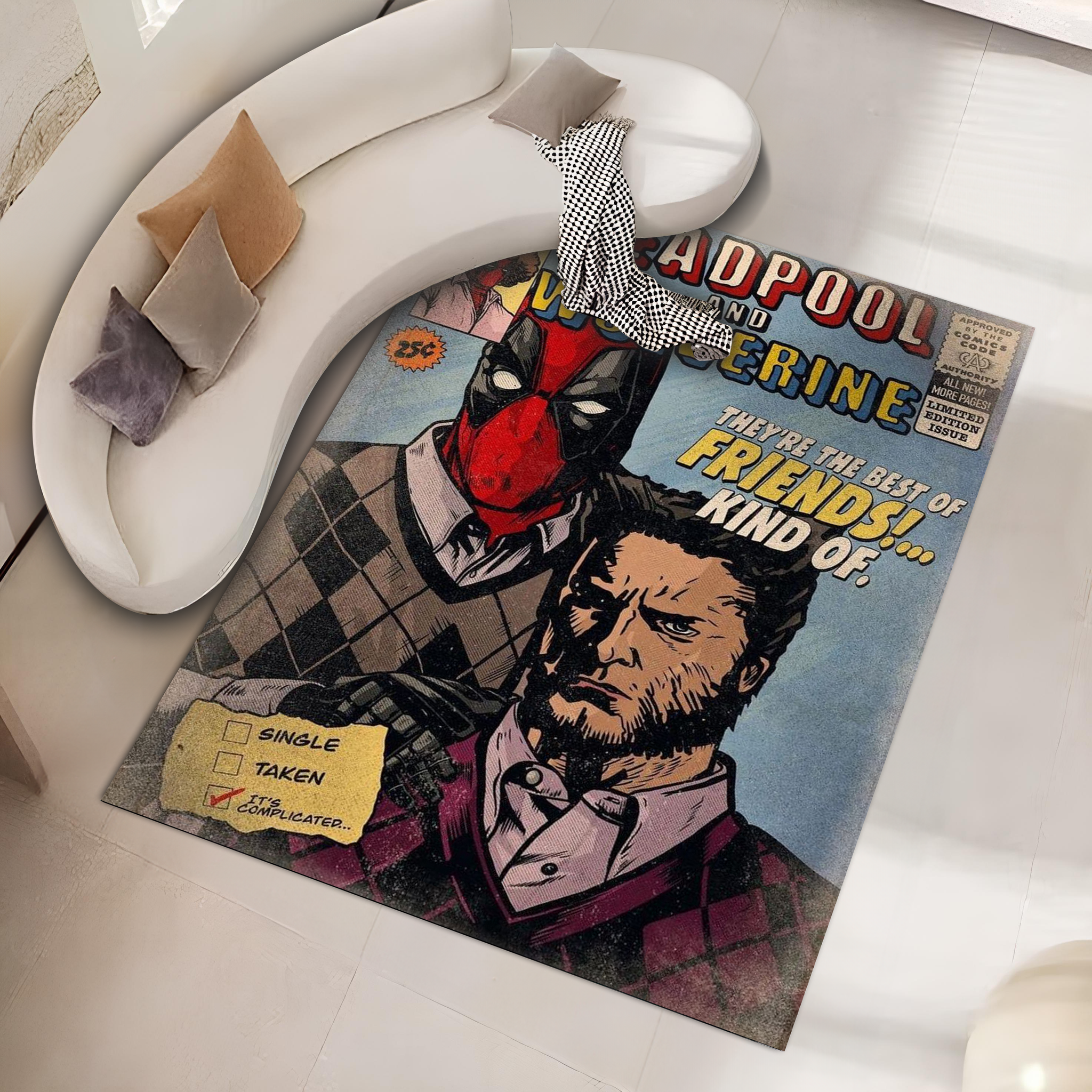 deadpool & wolverine comic, kinnsich halı