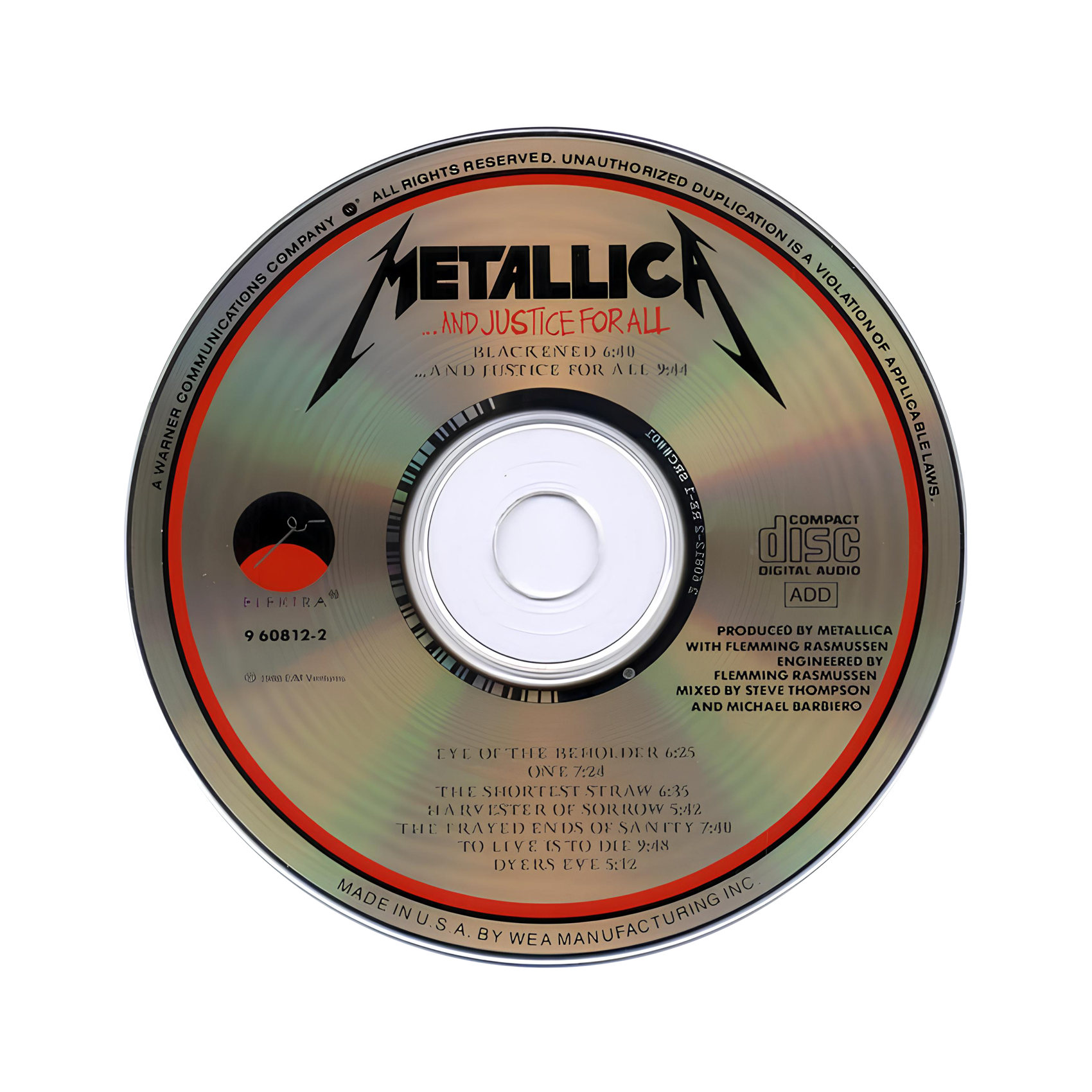 metallica justice for all cd, kinnsich halı