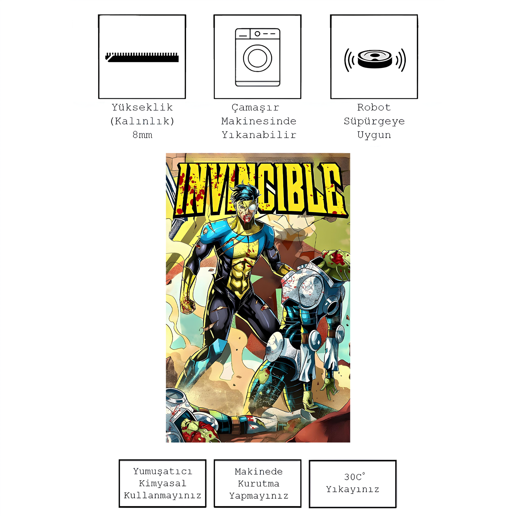 invincible comic, kinnsich halı