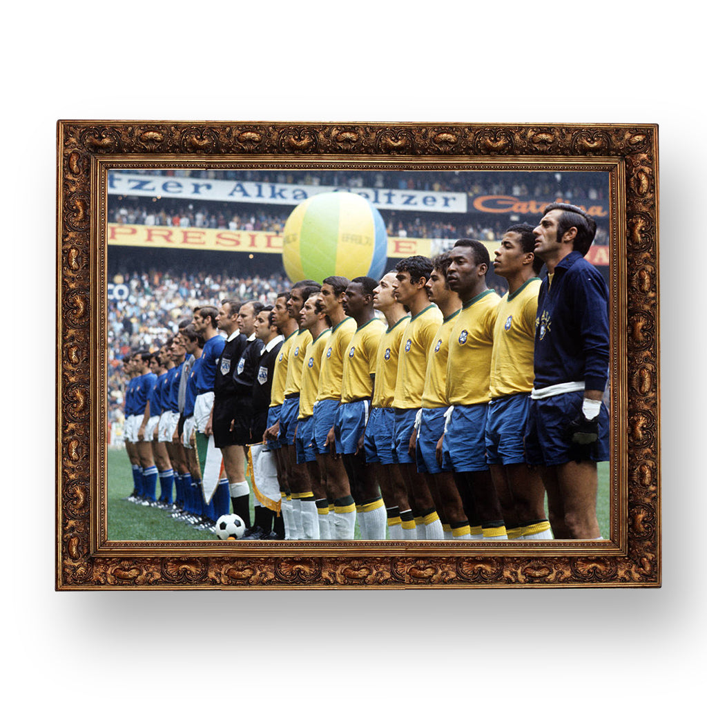 brazil vs. italy - world cup 1970, premium tablo