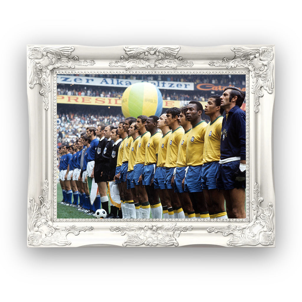 brazil vs. italy - world cup 1970, premium tablo