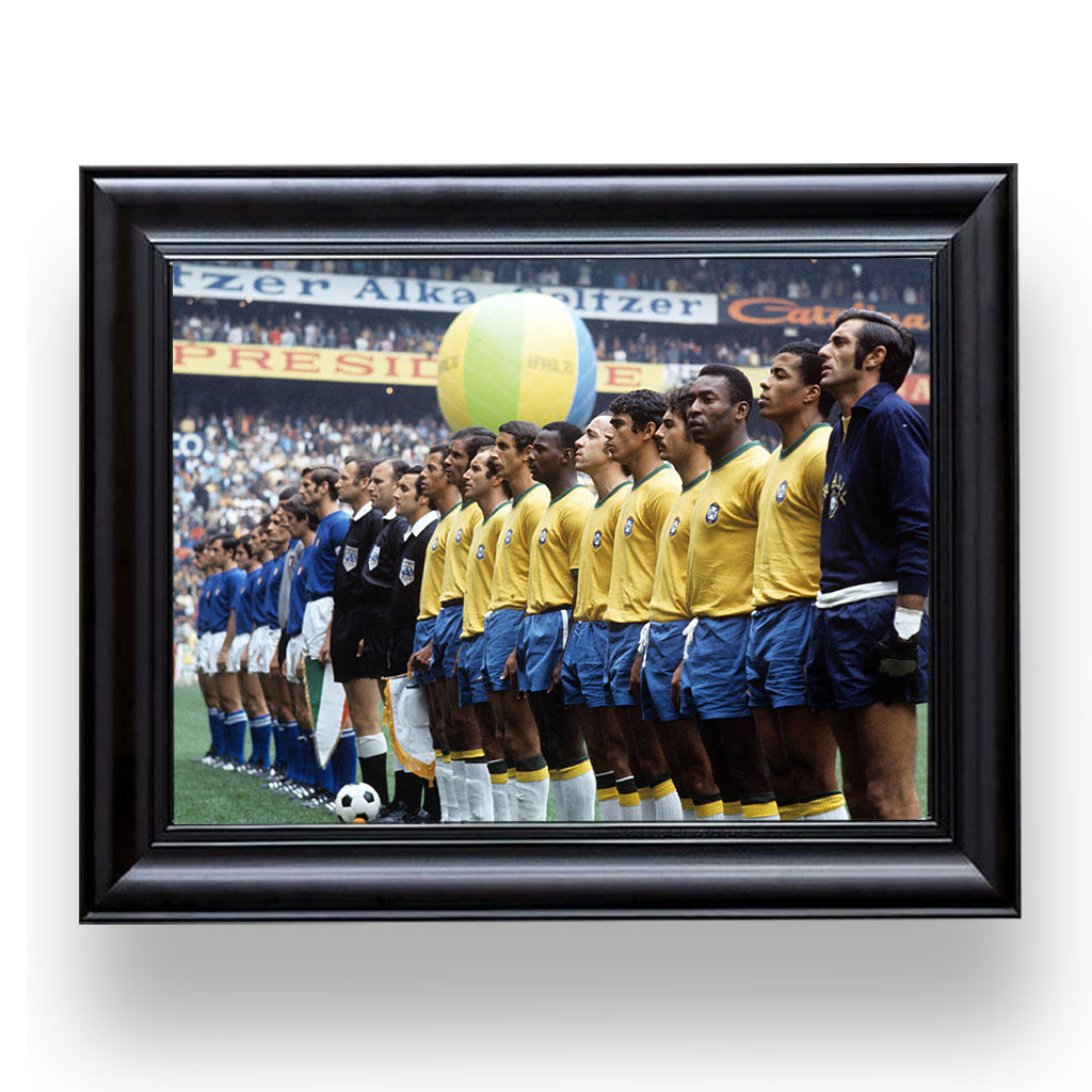 brazil vs. italy - world cup 1970, premium tablo