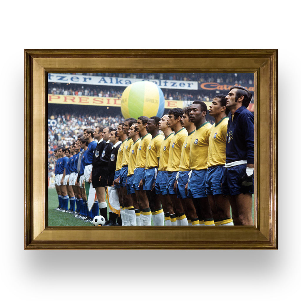 brazil vs. italy - world cup 1970, premium tablo