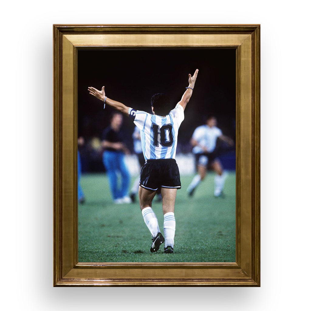 diego maradona - 1990 world cup, premium tablo