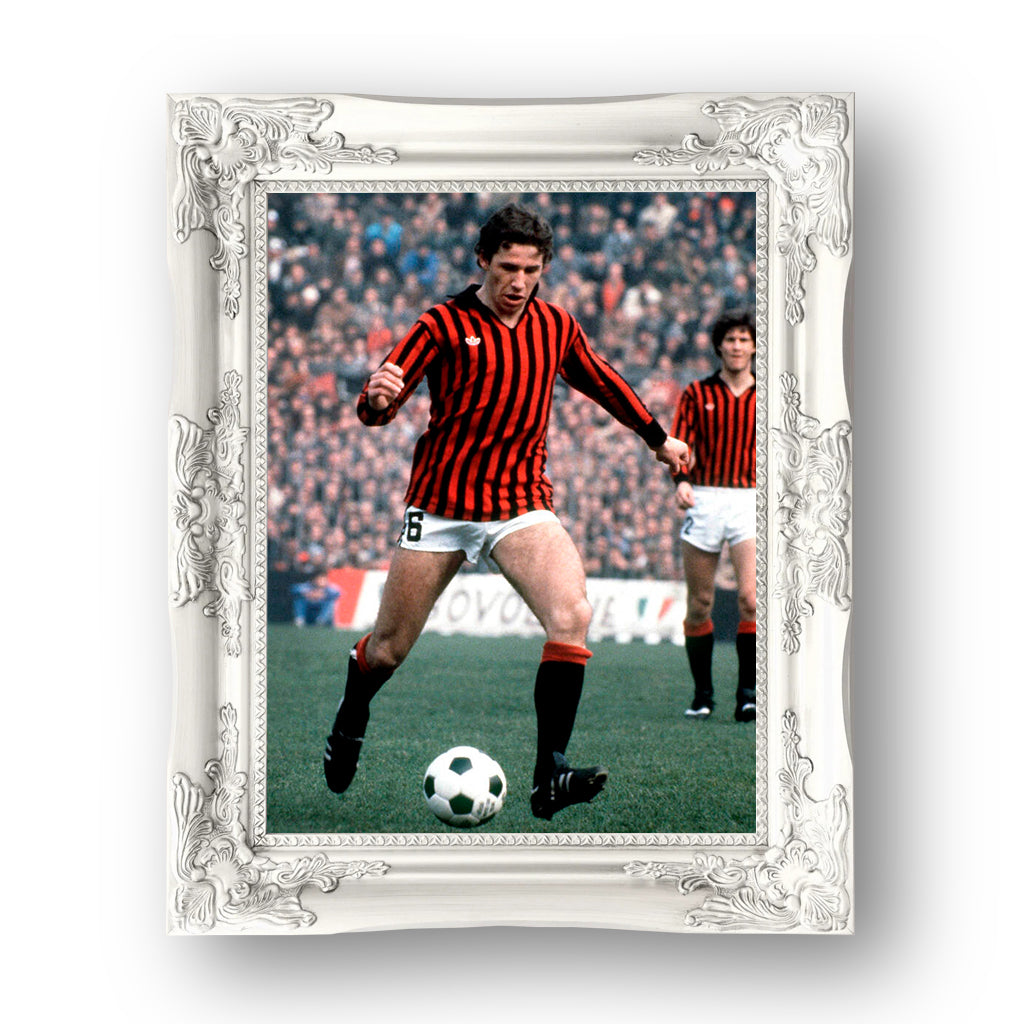 franco baresi - ac milan (1979), premium tablo