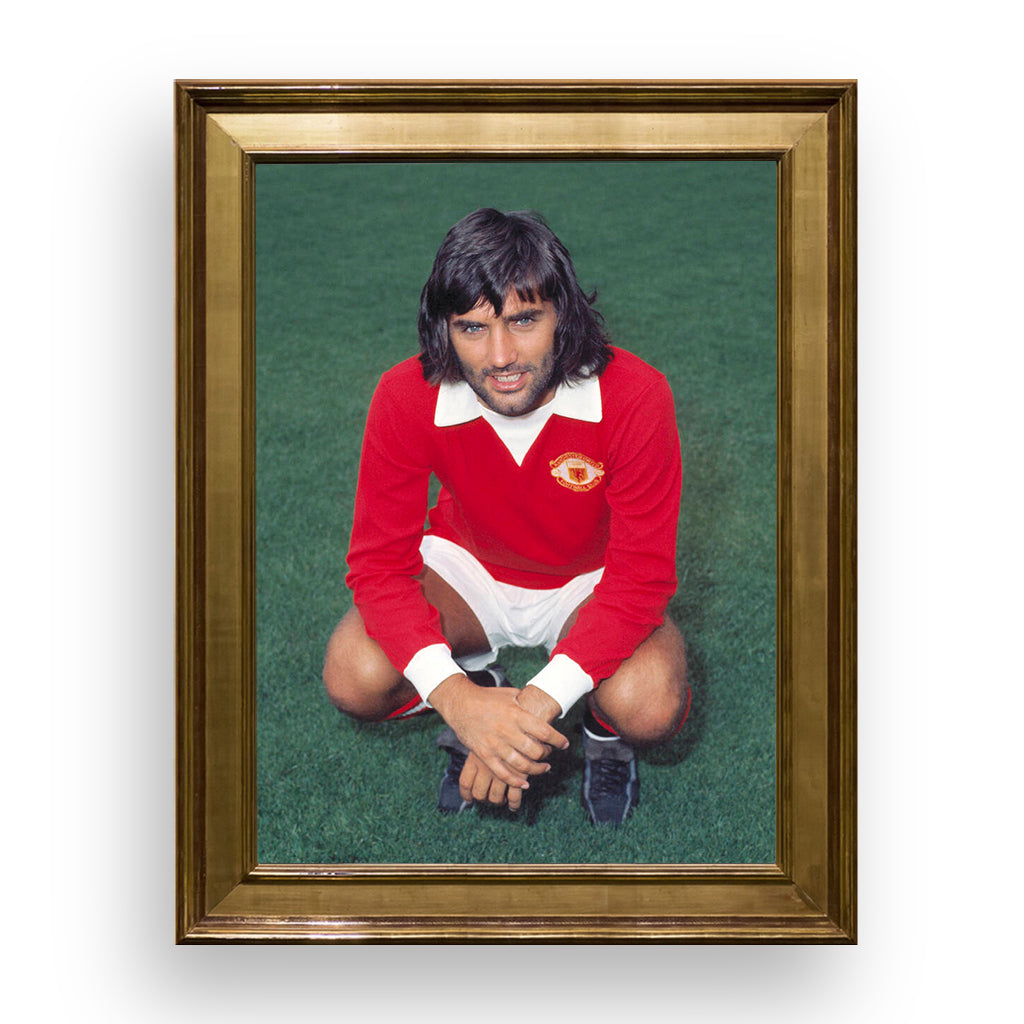 george best - manu (1972) , premium tablo