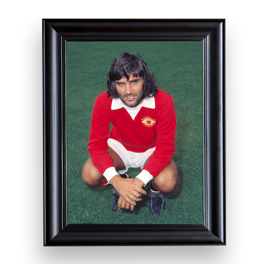 george best - manu (1972) , premium tablo