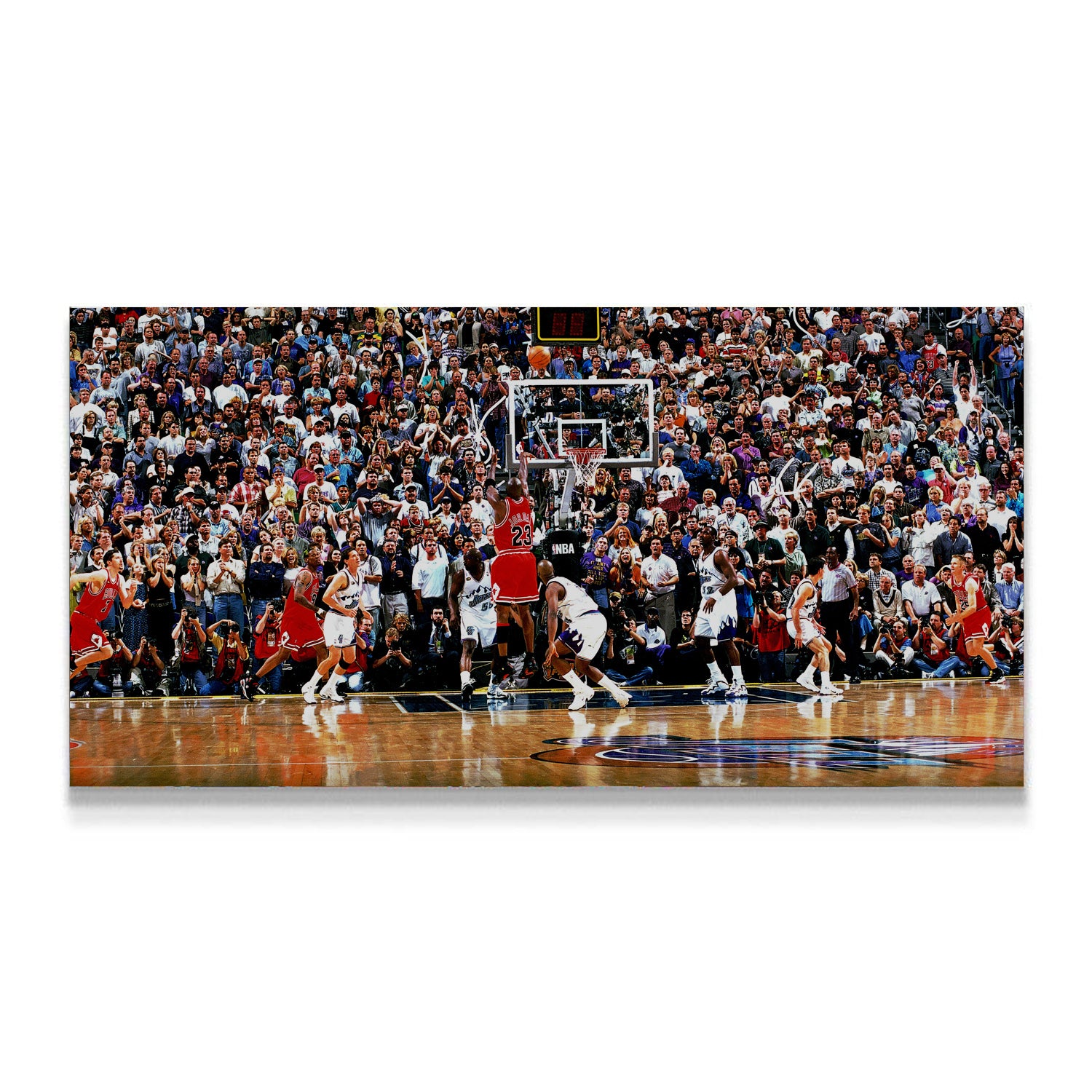 the shot, michael jordan, kanvas tablo