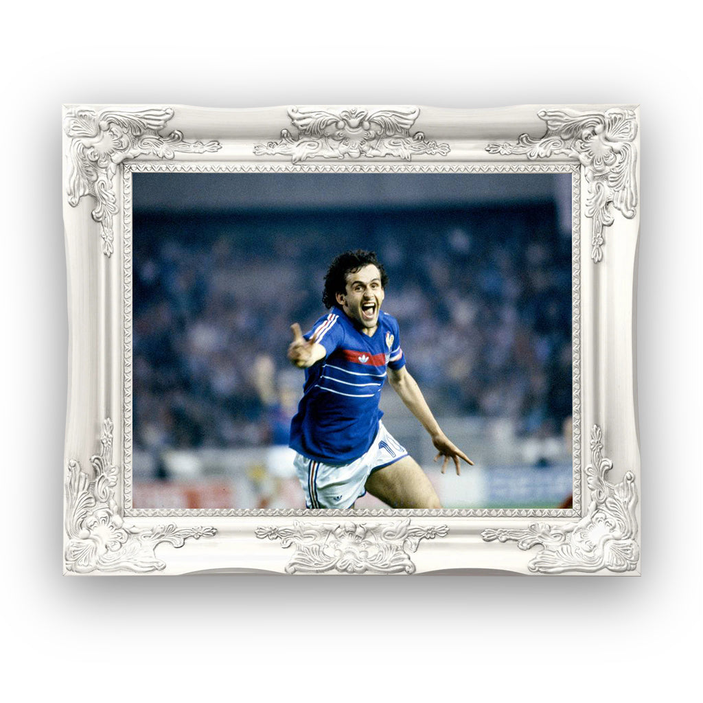 michel platini - euro 1984 , premium tablo