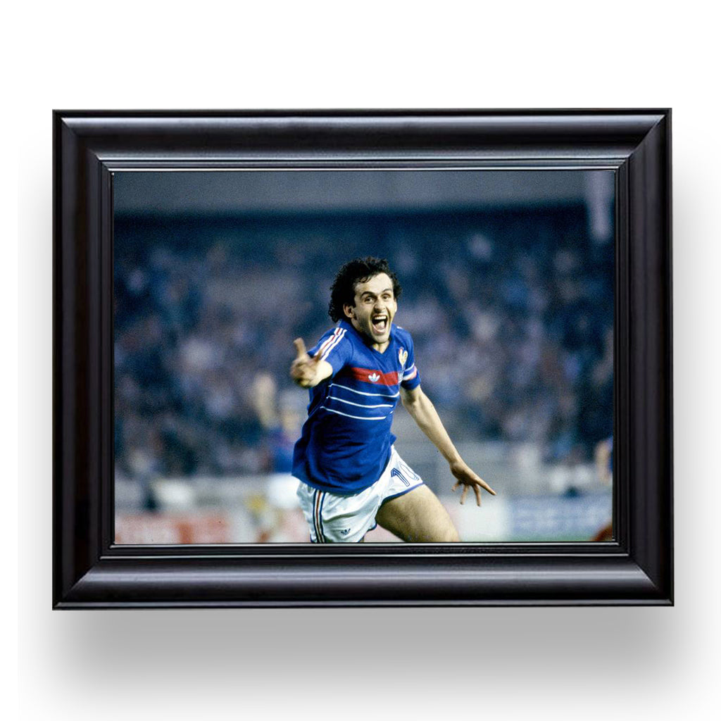 michel platini - euro 1984 , premium tablo