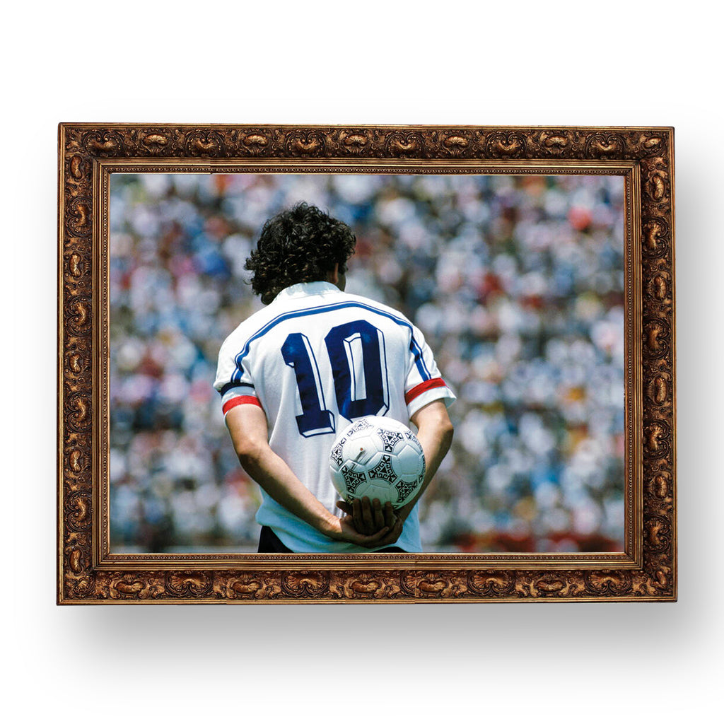 michel platini - world cup 1986, premium tablo