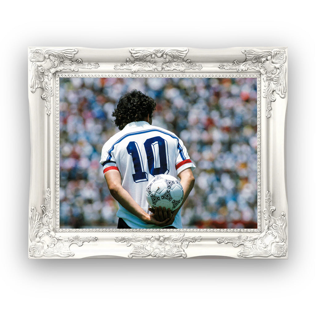 michel platini - world cup 1986, premium tablo