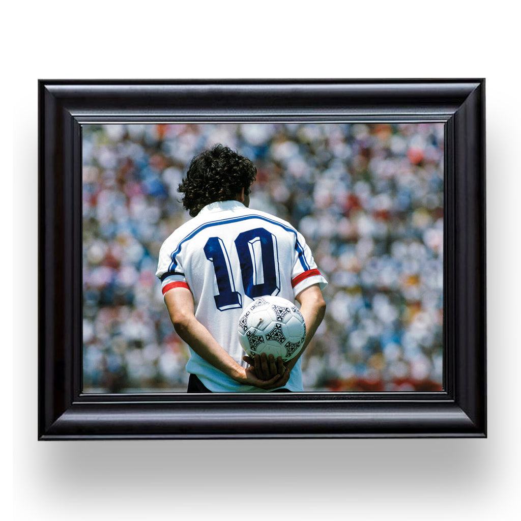 michel platini - world cup 1986, premium tablo