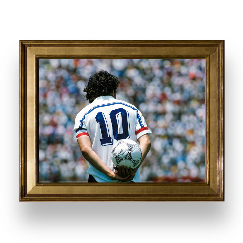 michel platini - world cup 1986, premium tablo