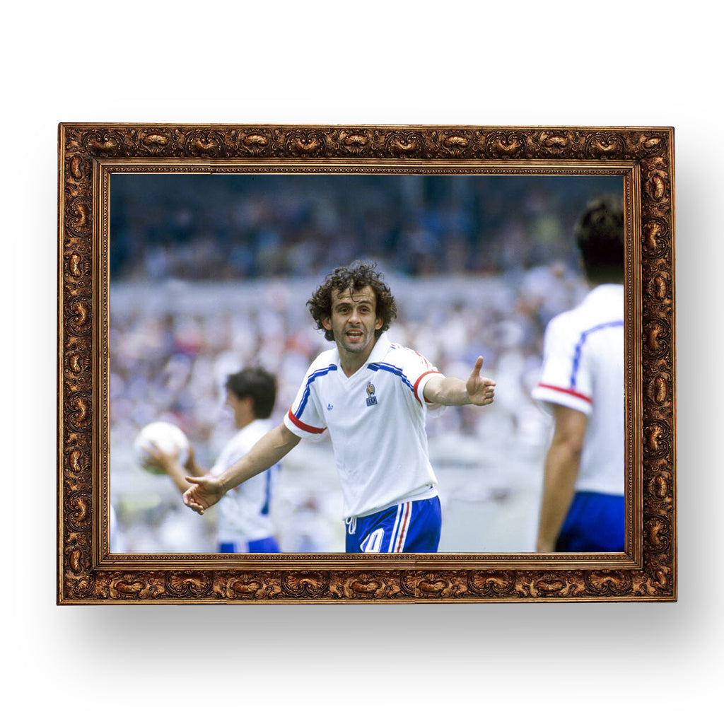 platini world cup 1986, premium tablo