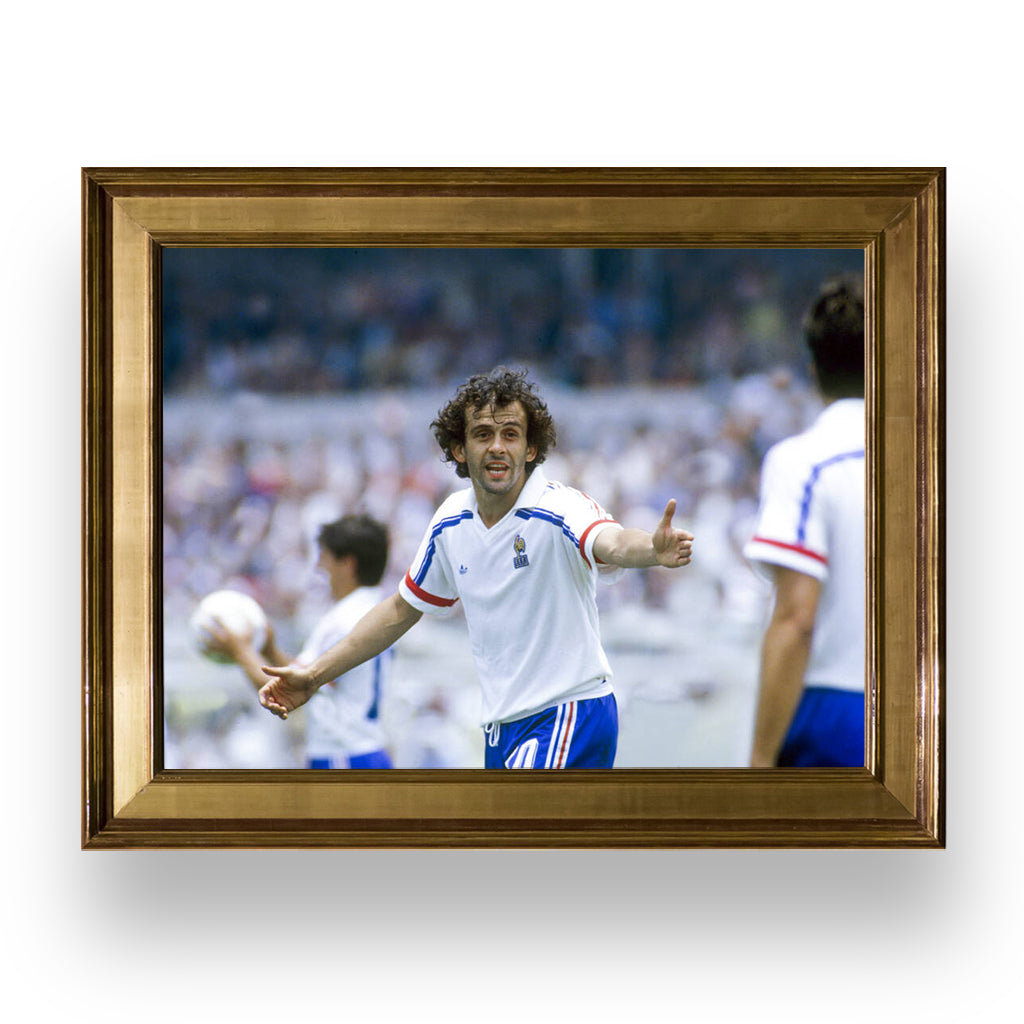 platini world cup 1986, premium tablo