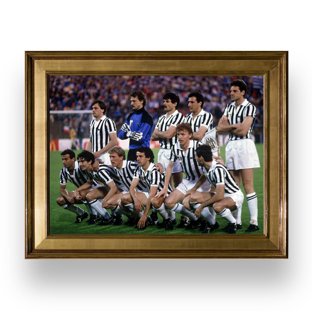 team photo of juventus turin, premium tablo