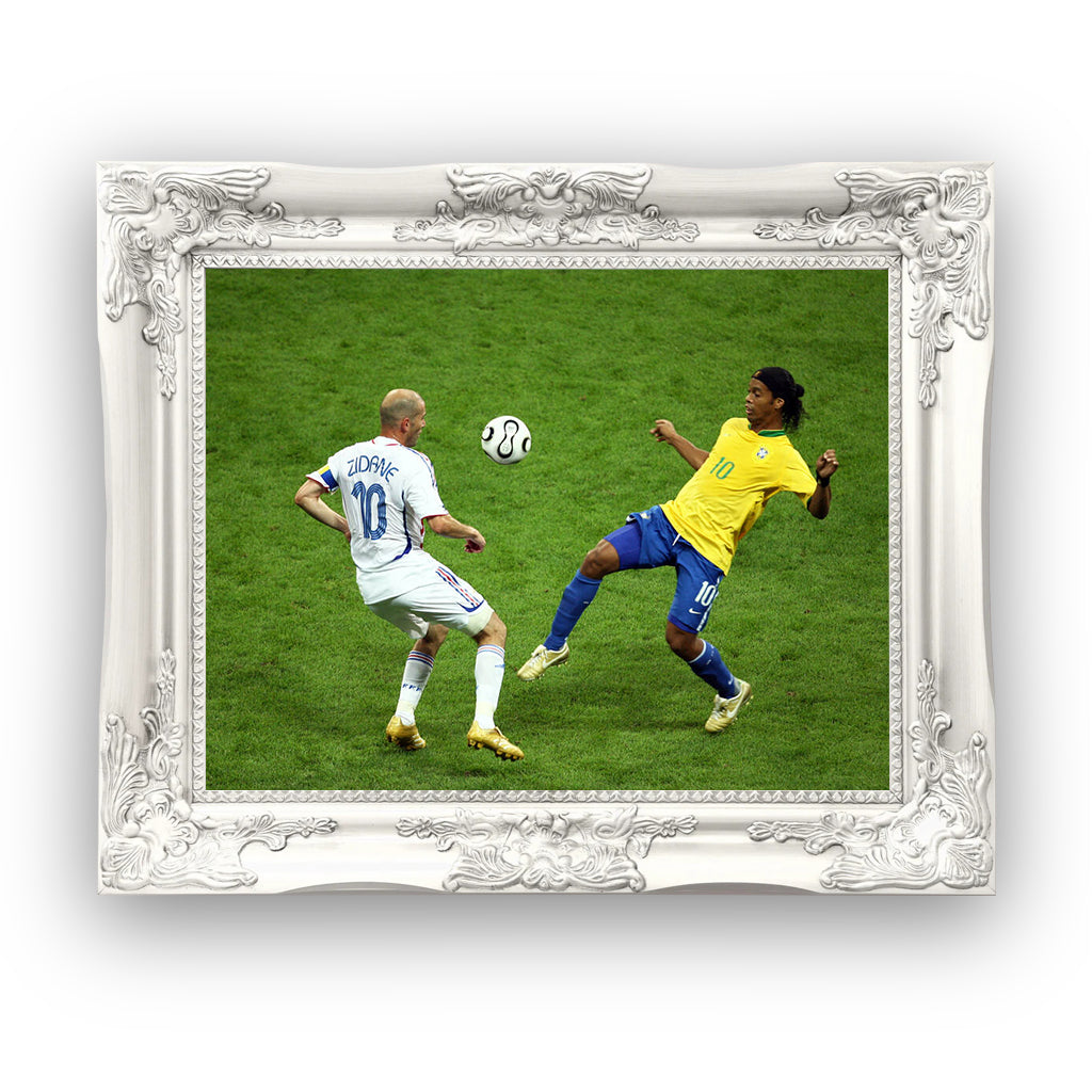 zidane - ronaldinho, premium tablo