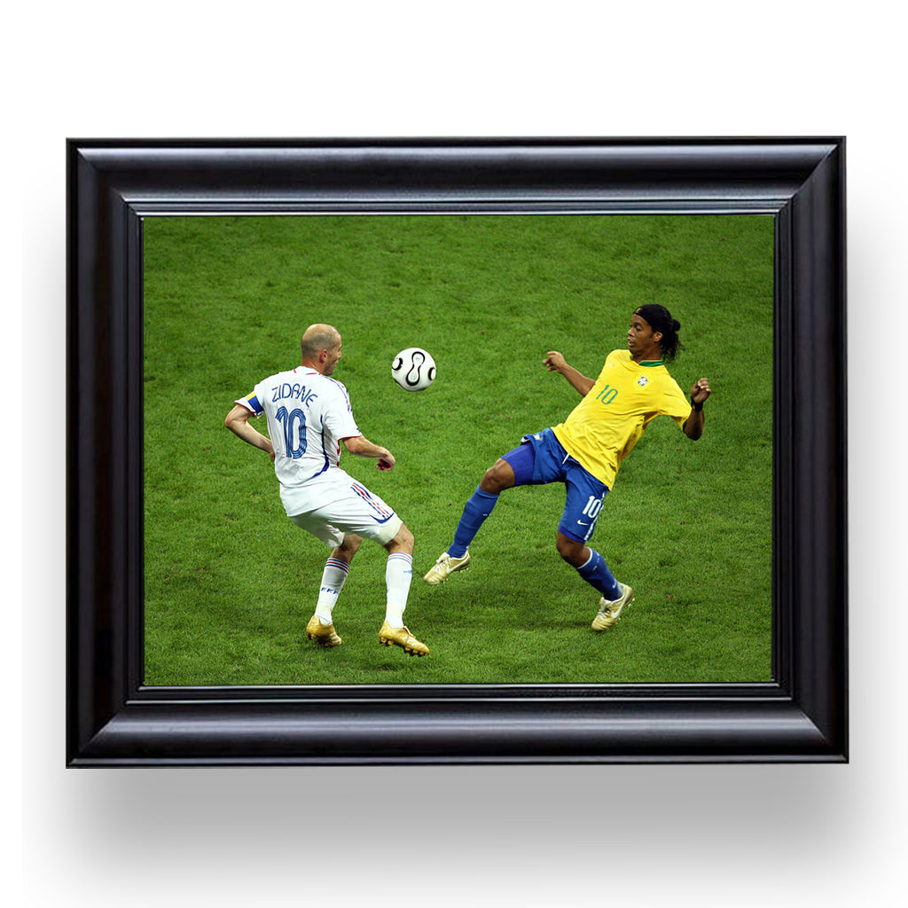 zidane - ronaldinho, premium tablo