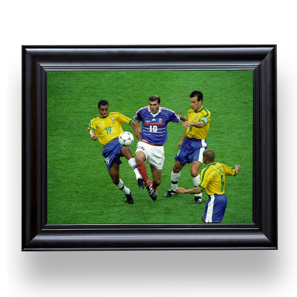 zidane brazil-france world cup in 1998, premium tablo