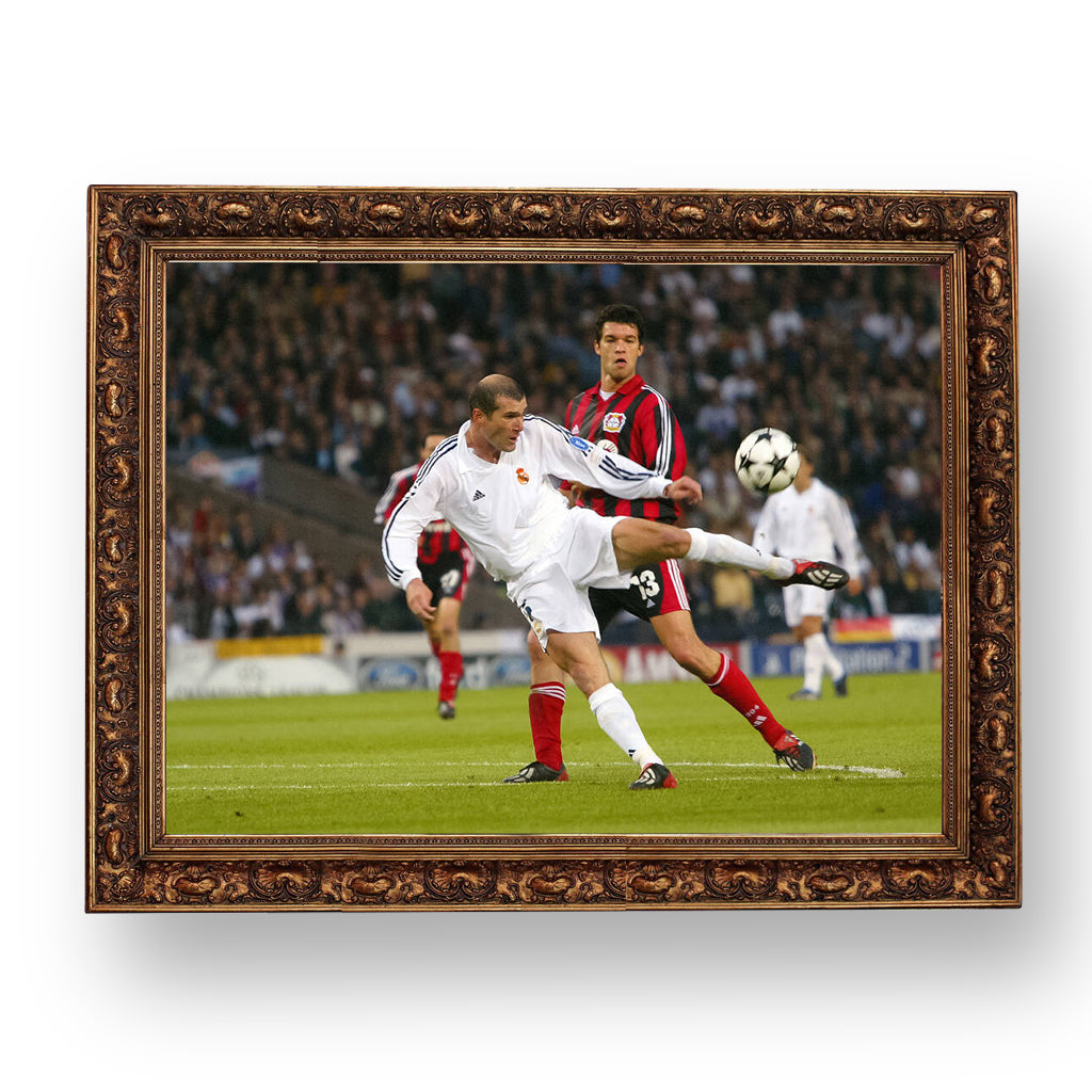 zinédine zidane - the hero of the 2002 final, premium tablo