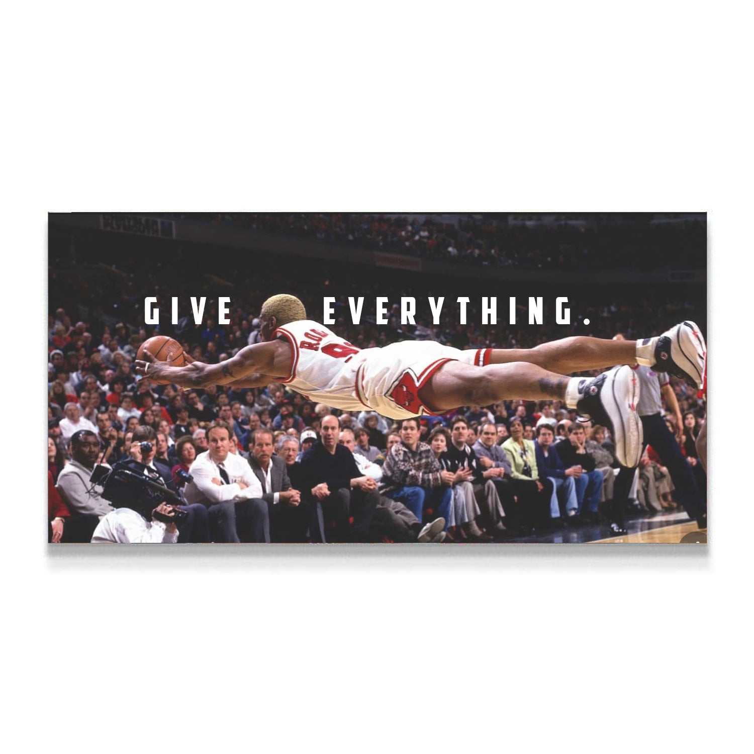 give everything, dennis rodman, kanvas tablo