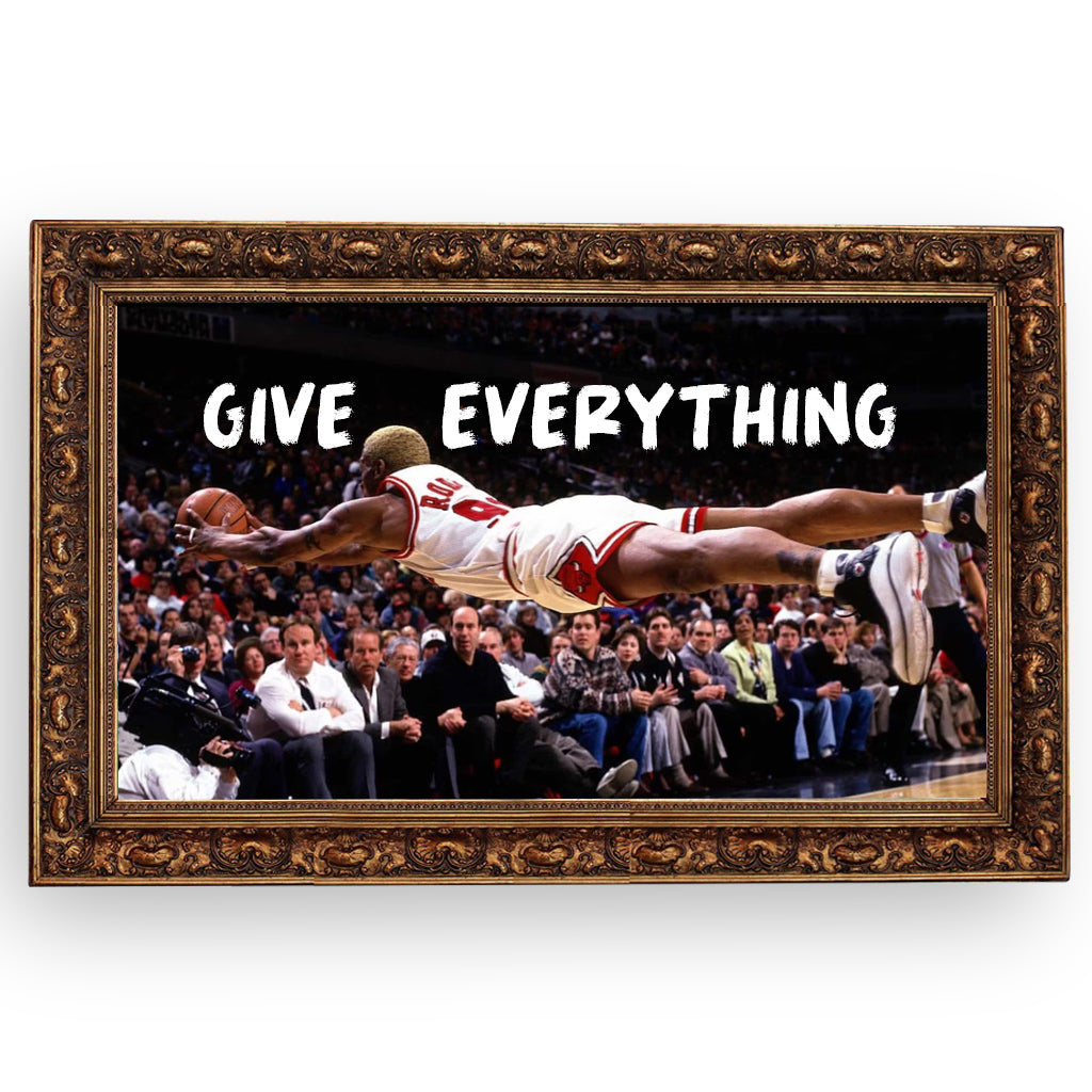 give everything, rodman, kinnsich premium tablo | fırsat ürünü