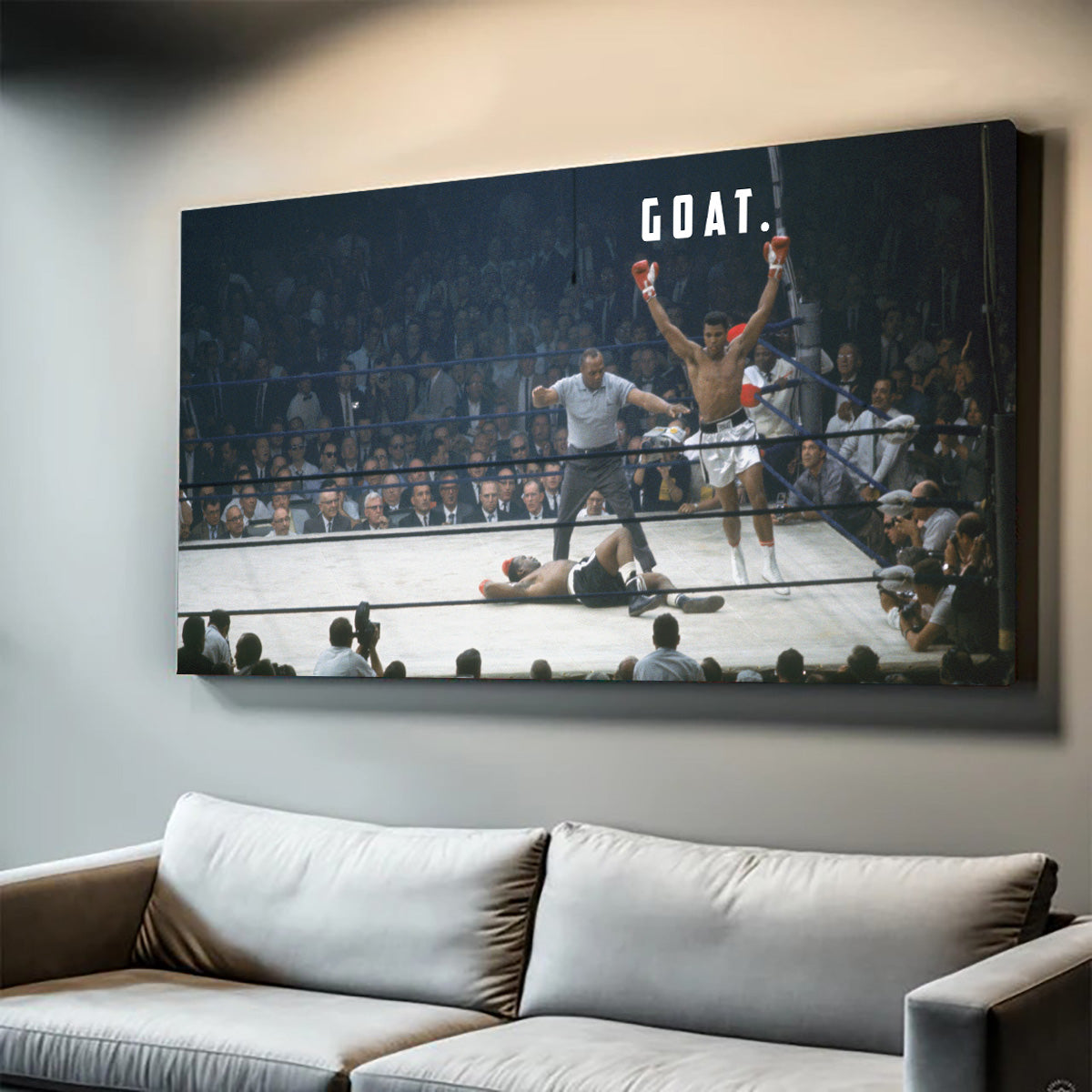 goat, muhammed ali, kanvas tablo