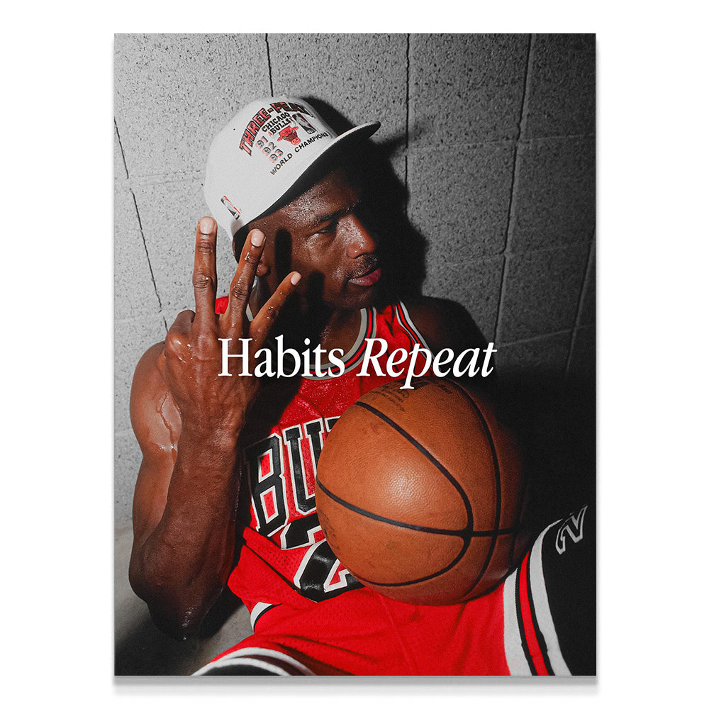 habits repeat, kanvas tablo