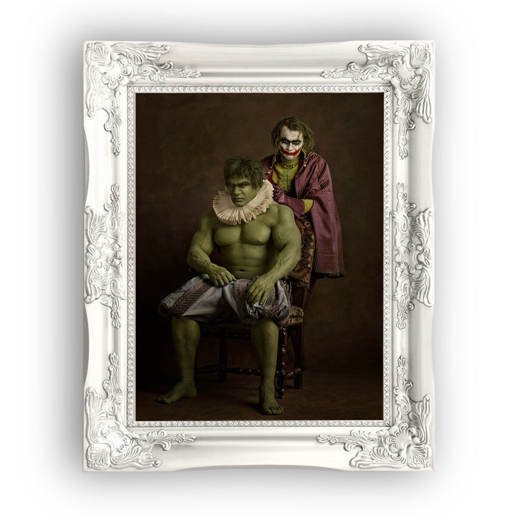 joker & hulk, premium tablo