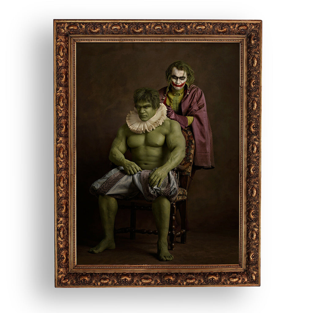 joker & hulk, premium tablo