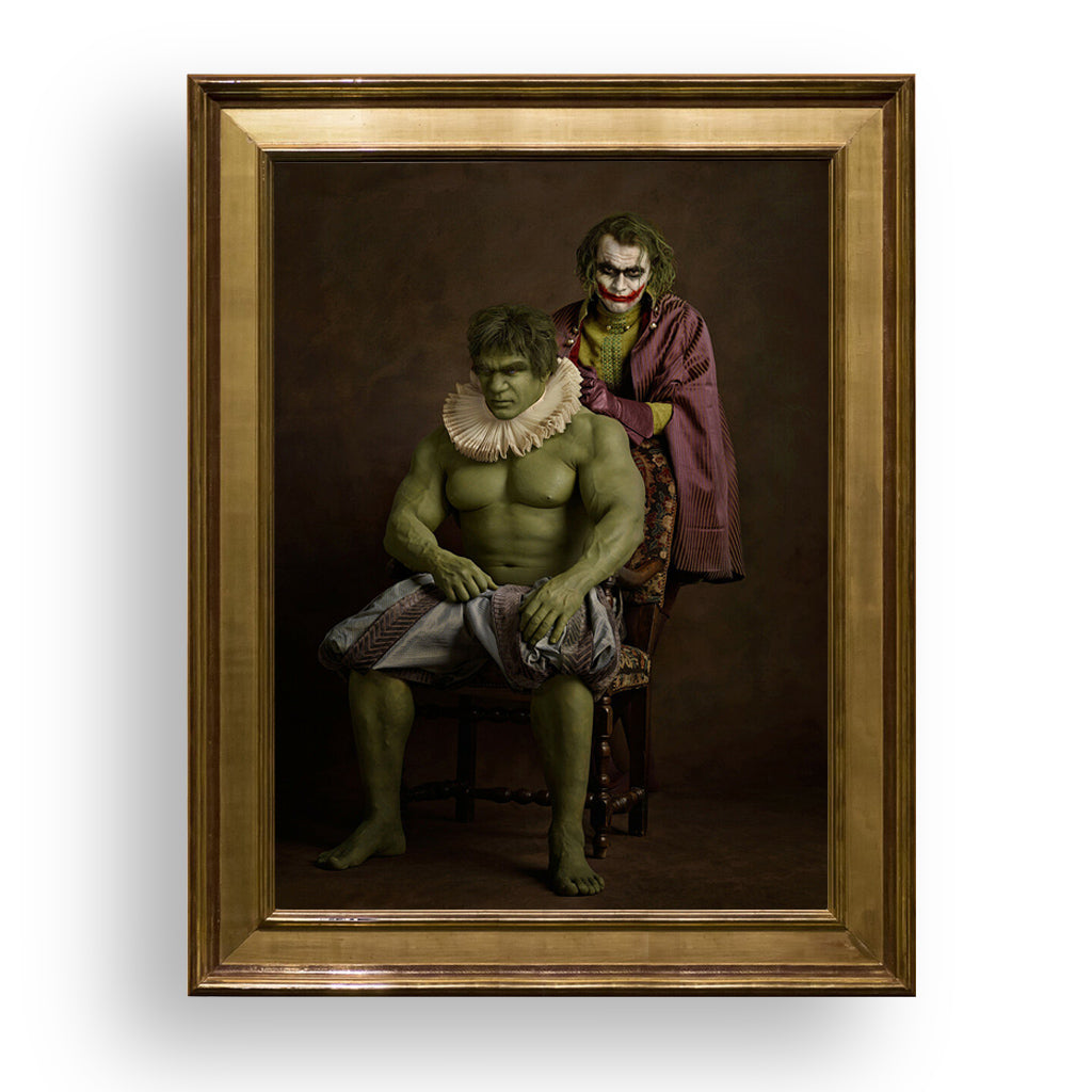 joker & hulk, premium tablo