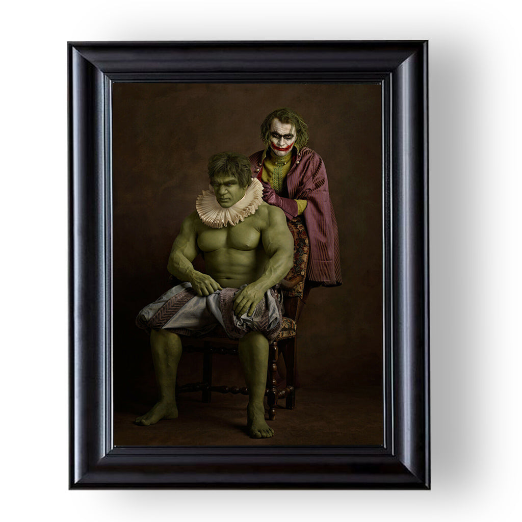 joker & hulk, premium tablo