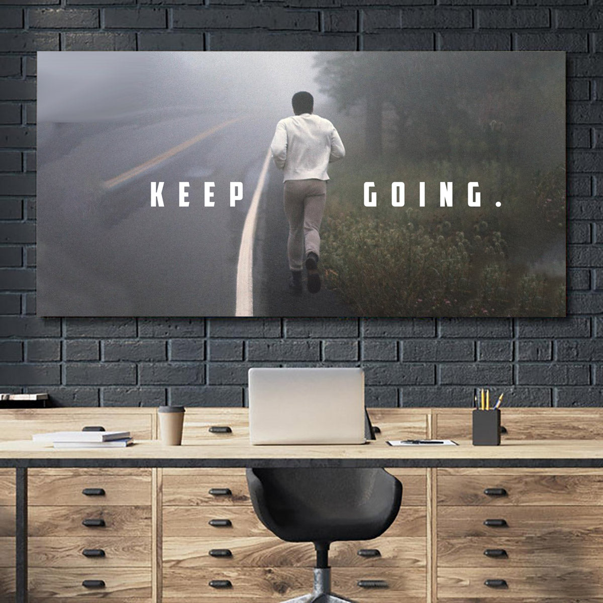 keep going, muhammed ali, kanvas tablo