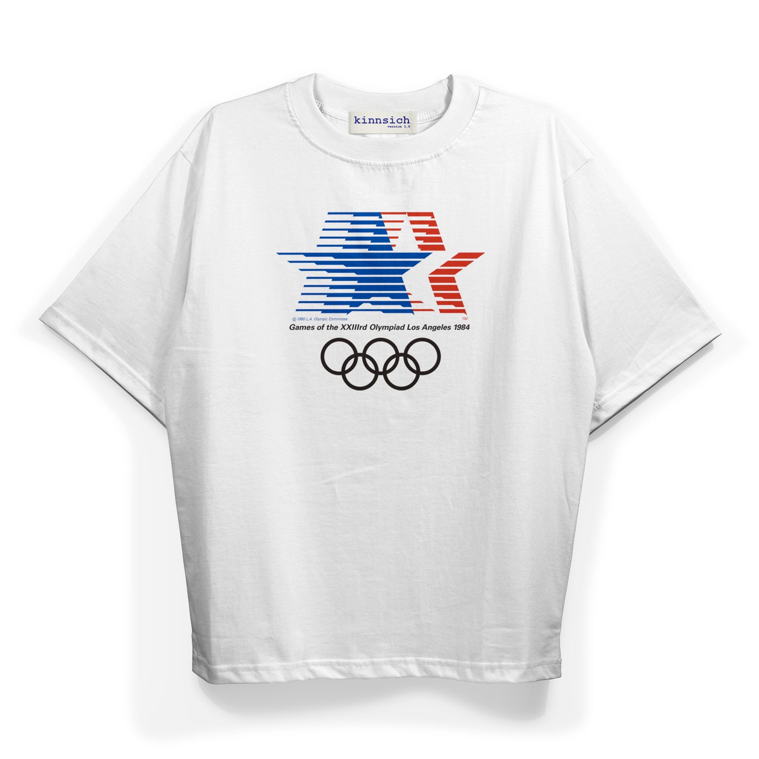 los angeles 1984 olympics basic tee