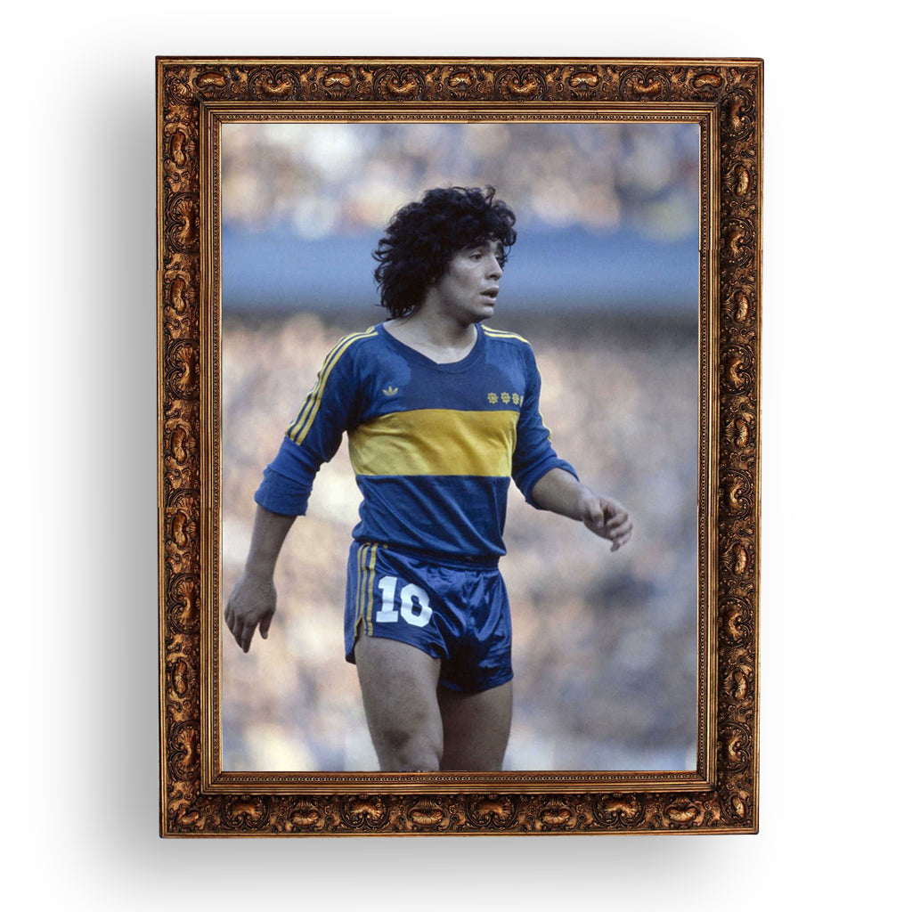 maradona - boca, premium tablo