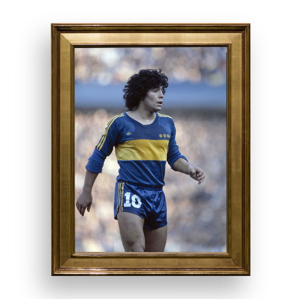 maradona - boca, premium tablo