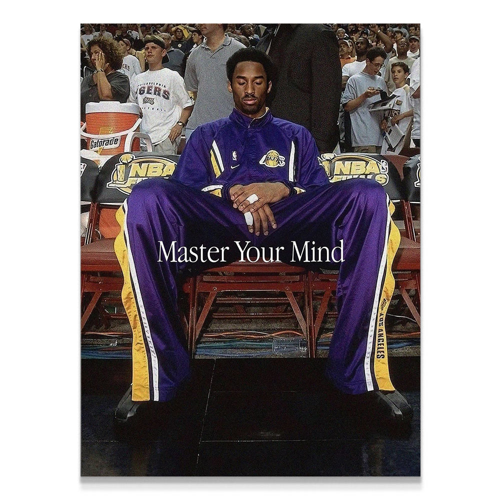 master your mind, kobe, kanvas tablo