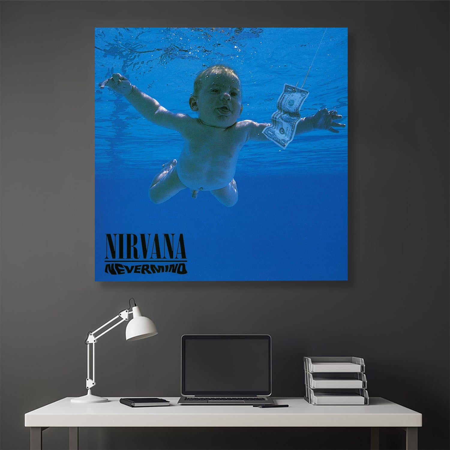 nirvana - nevermind, kanvas tablo