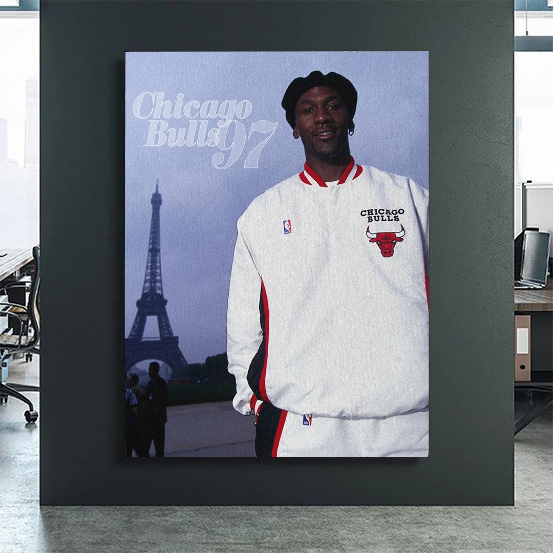 from paris with love, michael jordan, kanvas tablo