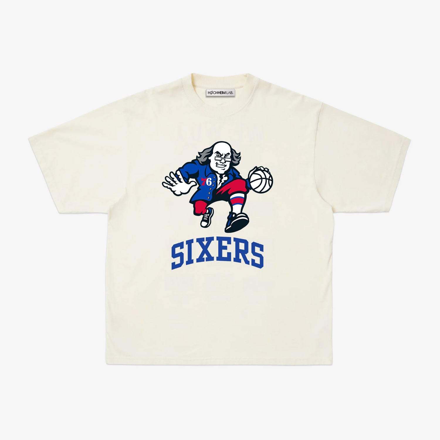 Philadelphia 76ers, Oversize Unisex Tee