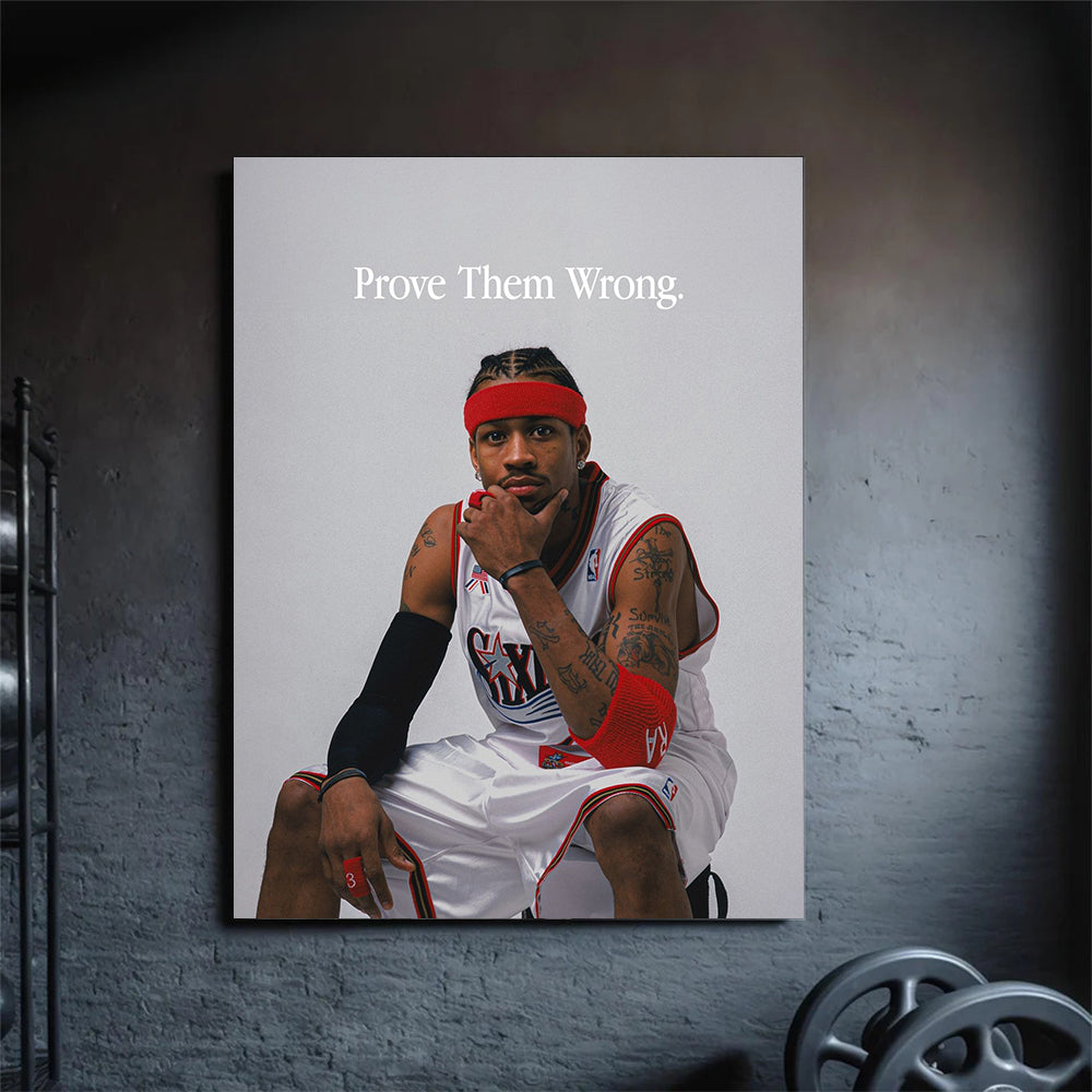 prove them wrong, allen iverson, kanvas tablo