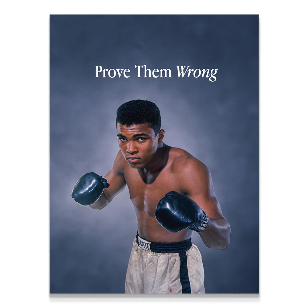 prove them wrong, muhammed ali, kanvas tablo