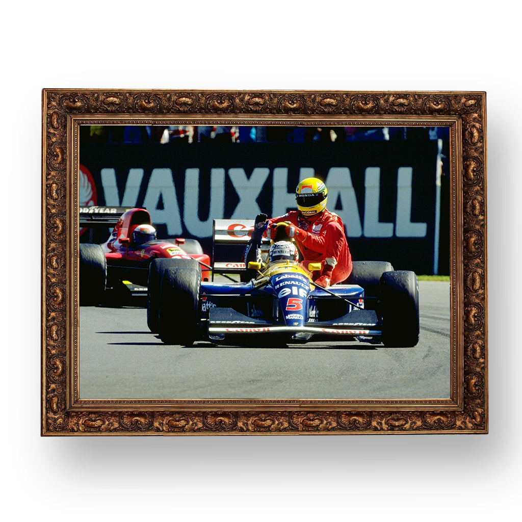 mansell v senna 1991, kinnsich premium tablo